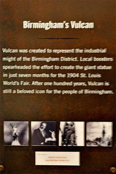 sign about the Vulcan's creation